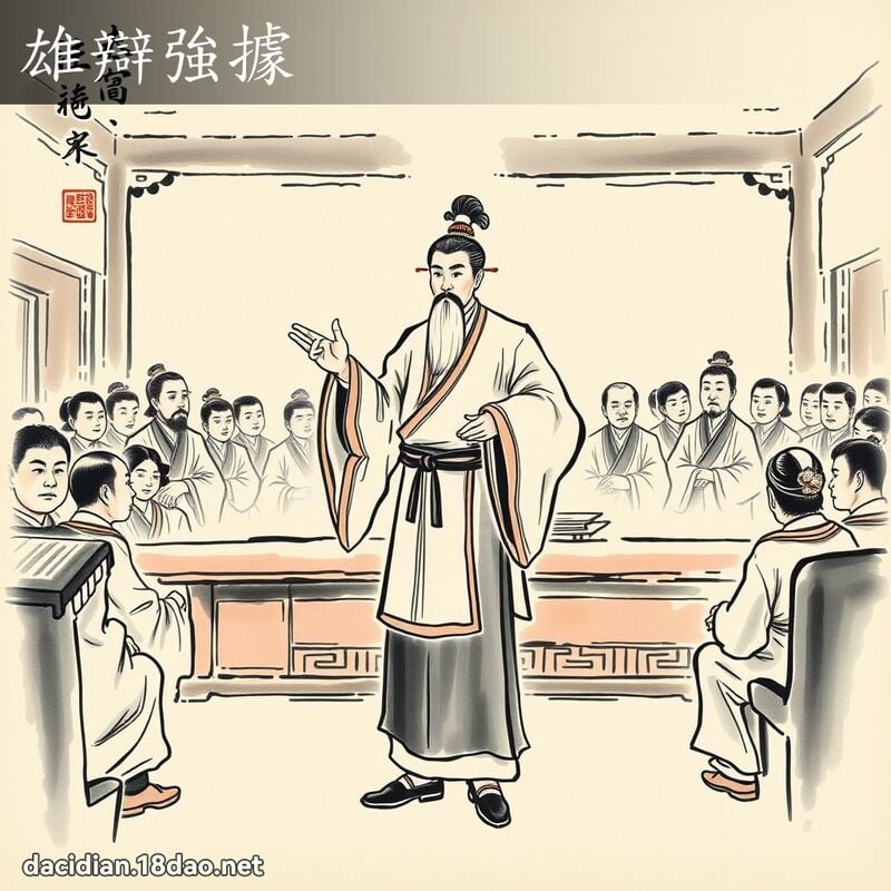 雄辯強據 配图