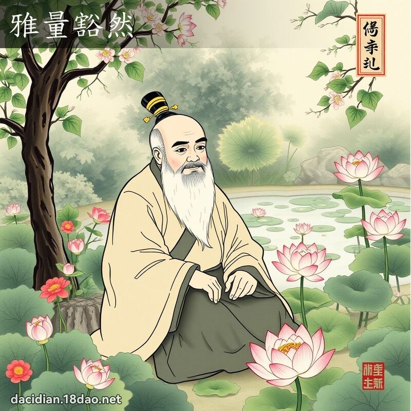 雅量豁然 配图