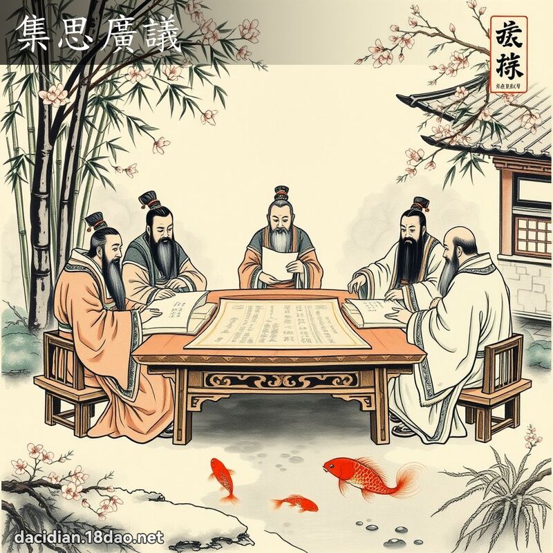 集思廣議 配图