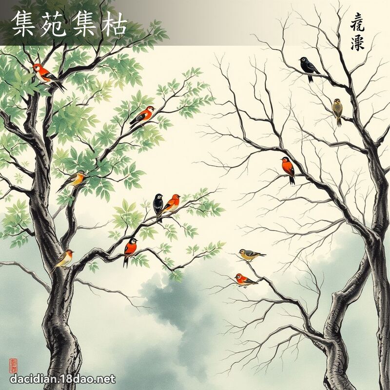 集苑集枯 配图