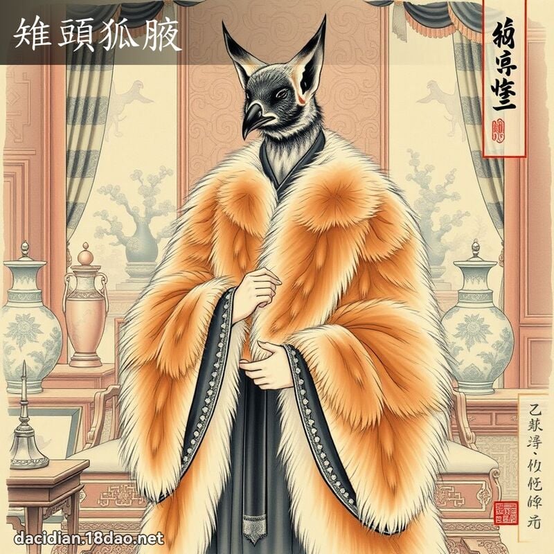 雉頭狐腋 配图
