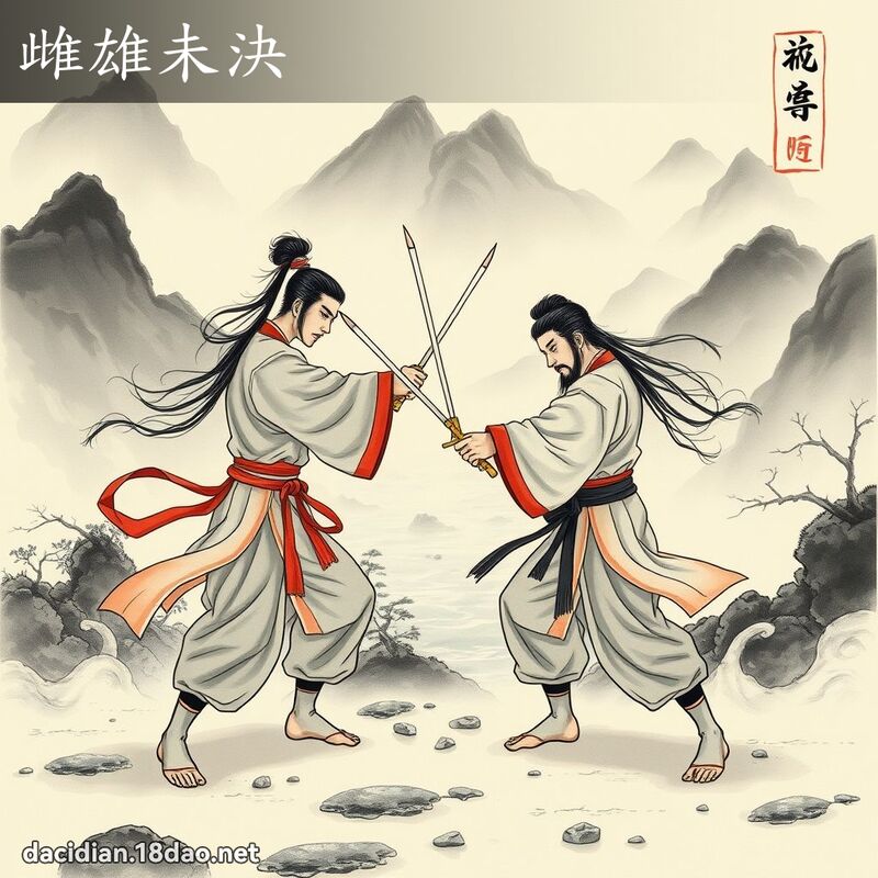 雌雄未決 配图
