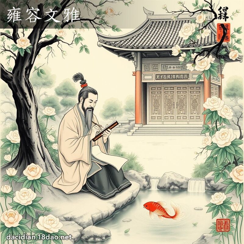 雍容文雅 配图