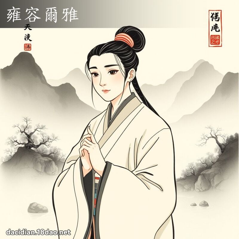 雍容爾雅 配图