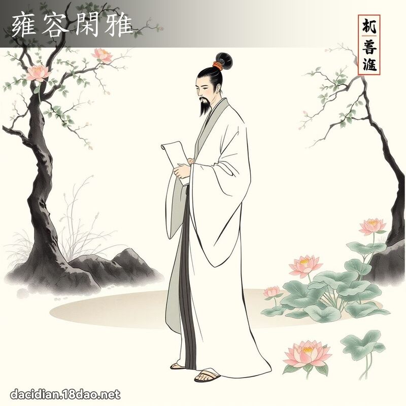 雍容閑雅 配图