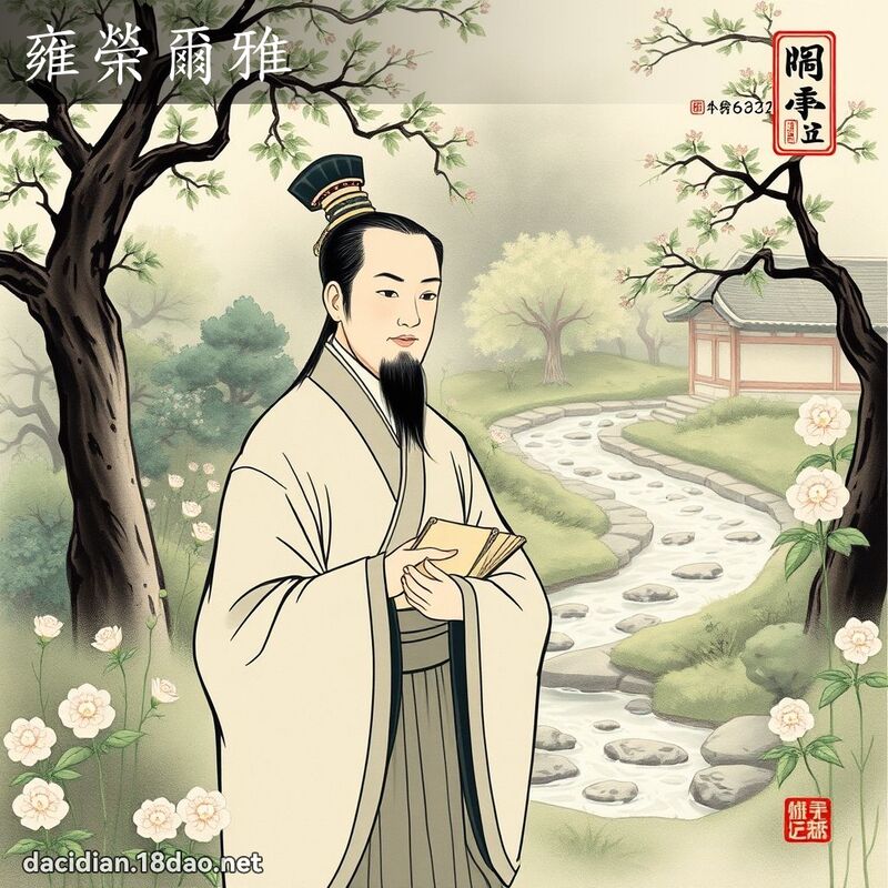 雍榮爾雅 配图
