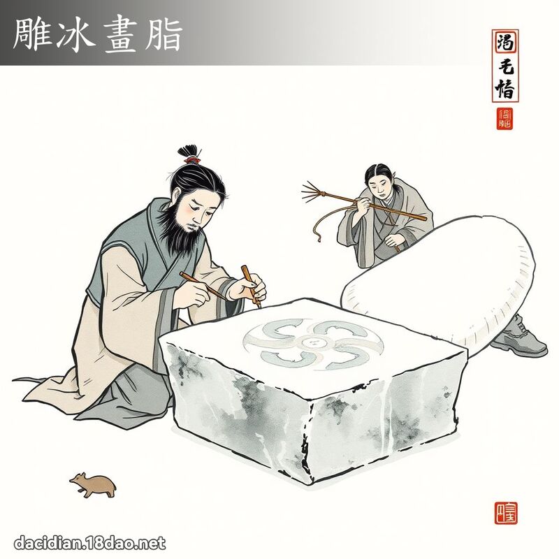 雕冰畫脂 配图