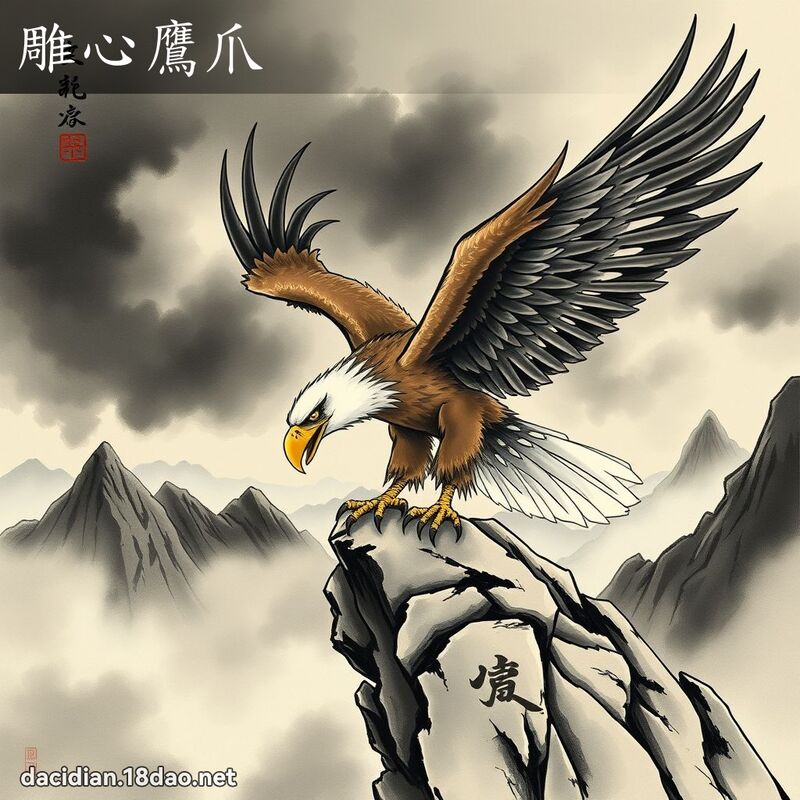 雕心鷹爪 配图
