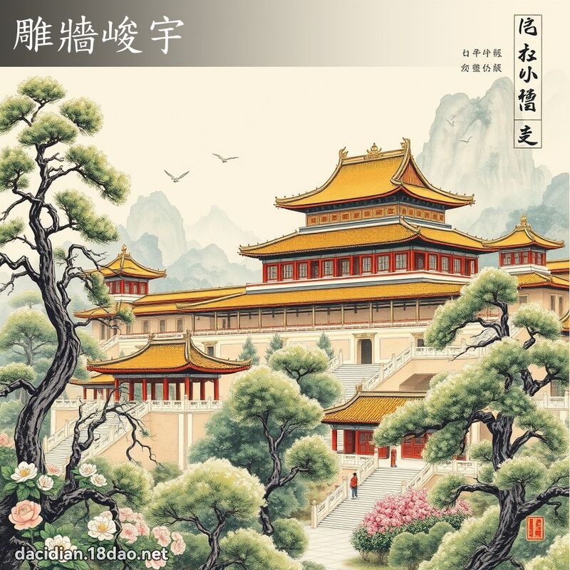 雕牆峻宇 配图