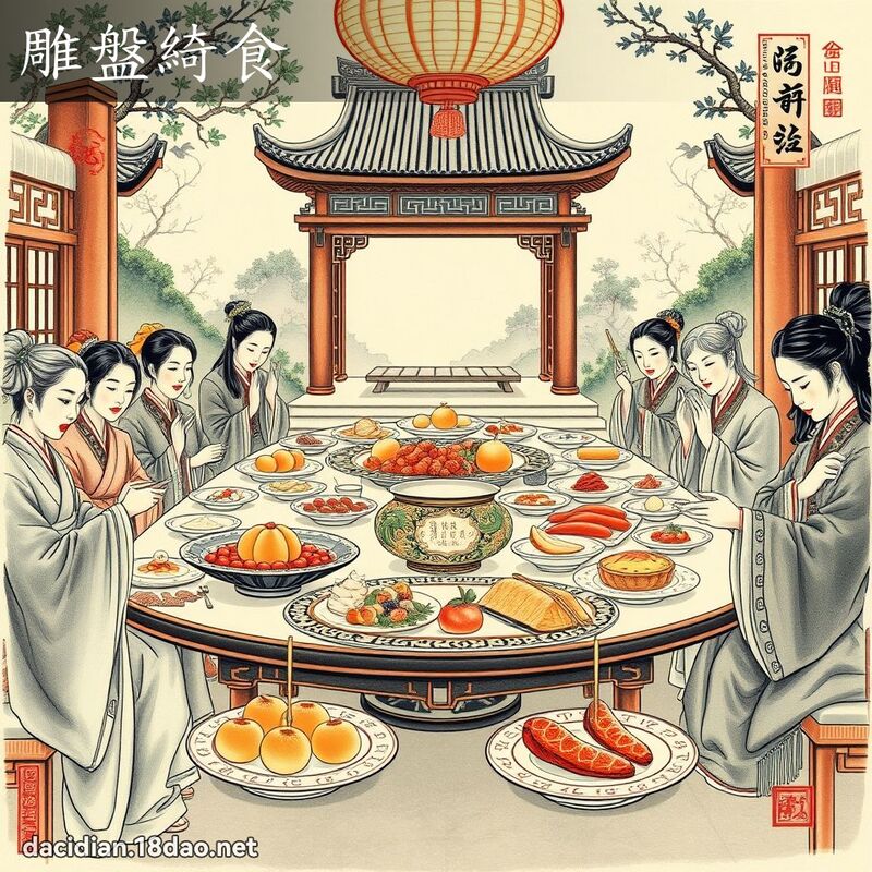 雕盤綺食 配图