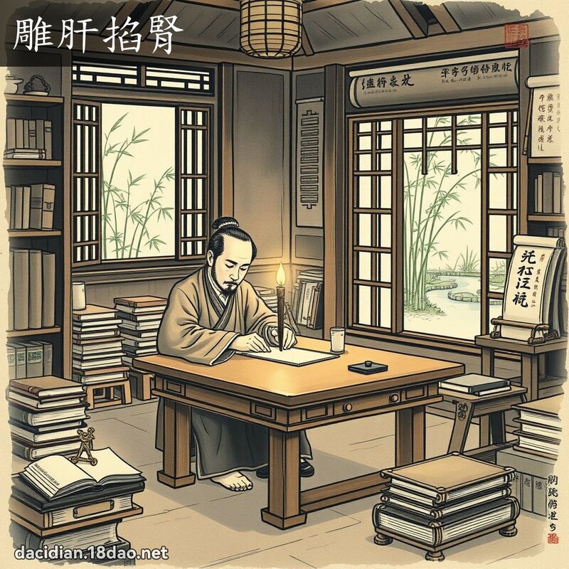 雕肝掐腎 配图