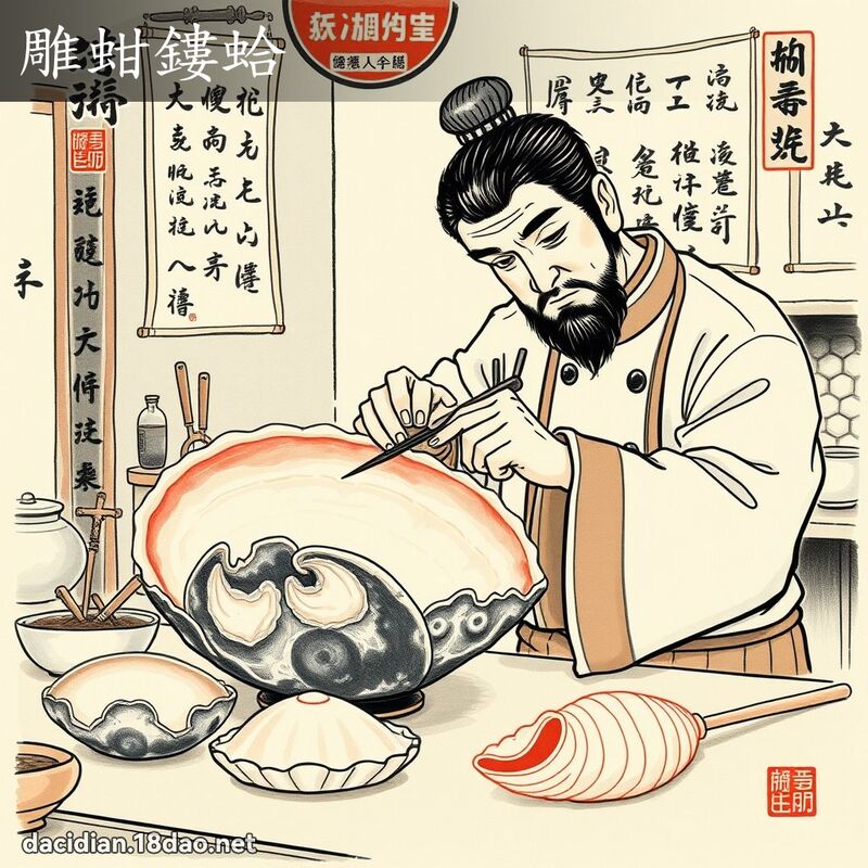 雕蚶鏤蛤 配图