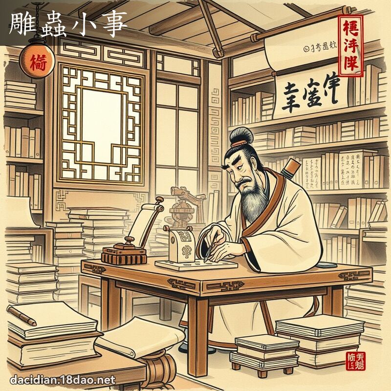 雕蟲小事 配图