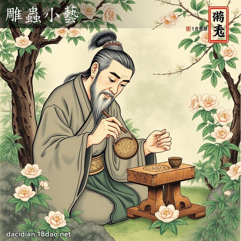 雕蟲小藝 配图