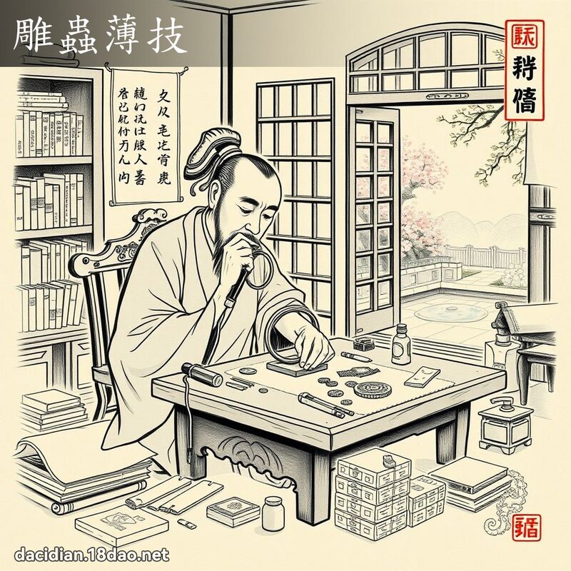 雕蟲薄技 配图