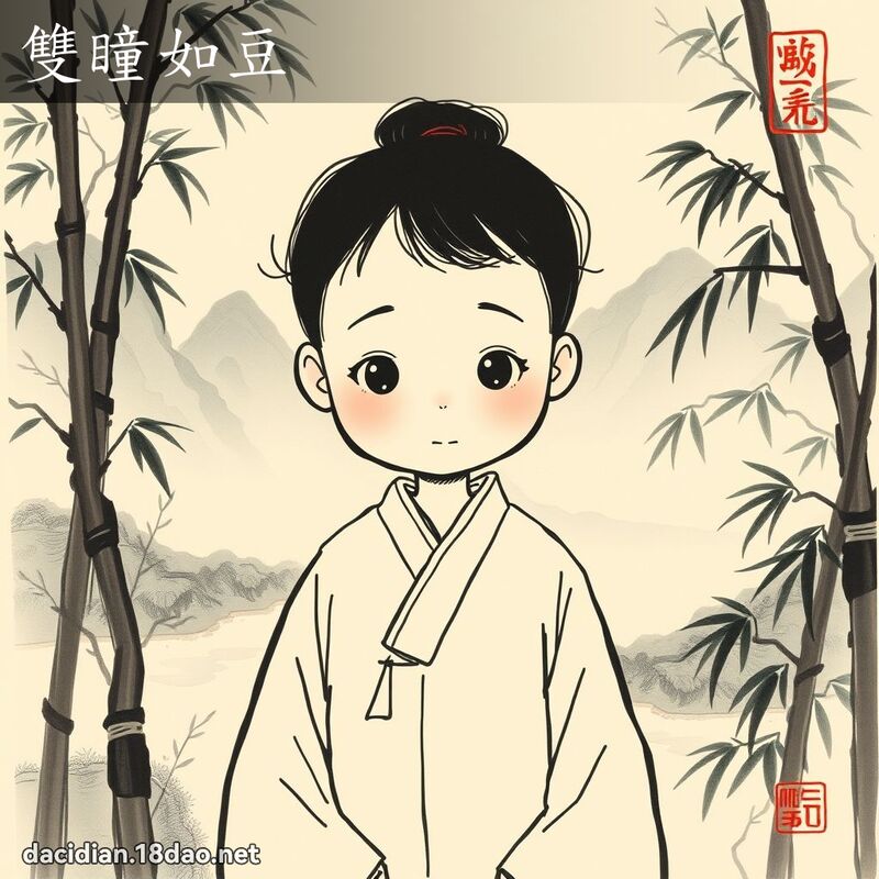 雙瞳如豆 配图