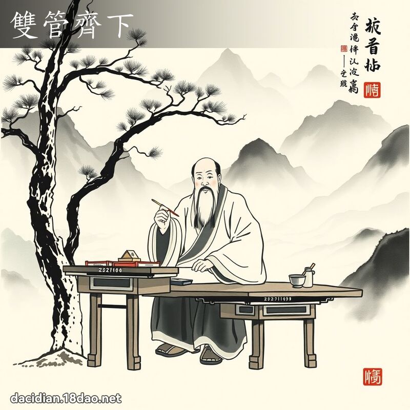 雙管齊下 配图