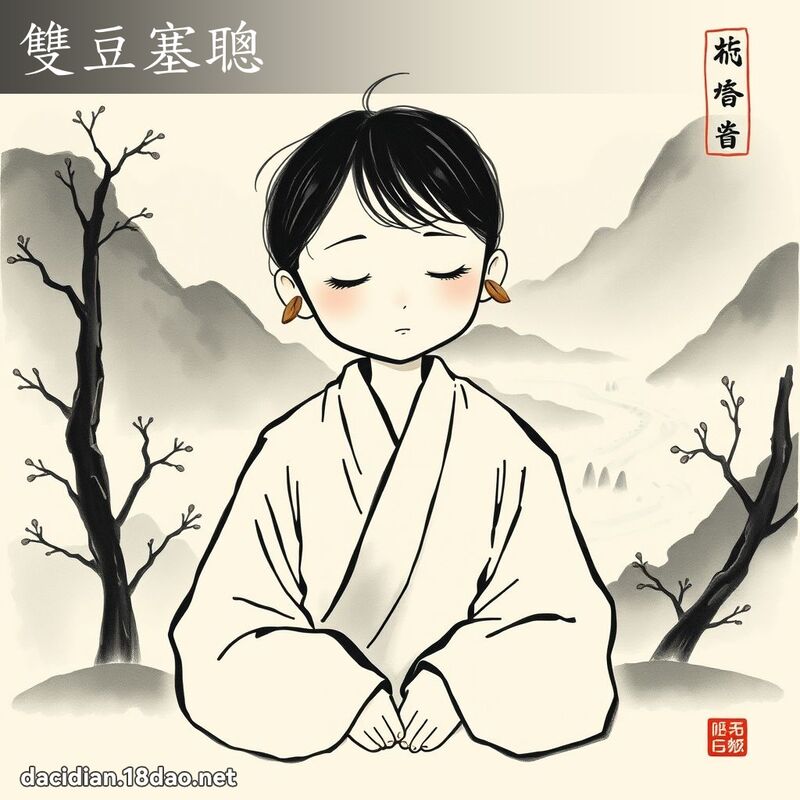 雙豆塞聰 配图