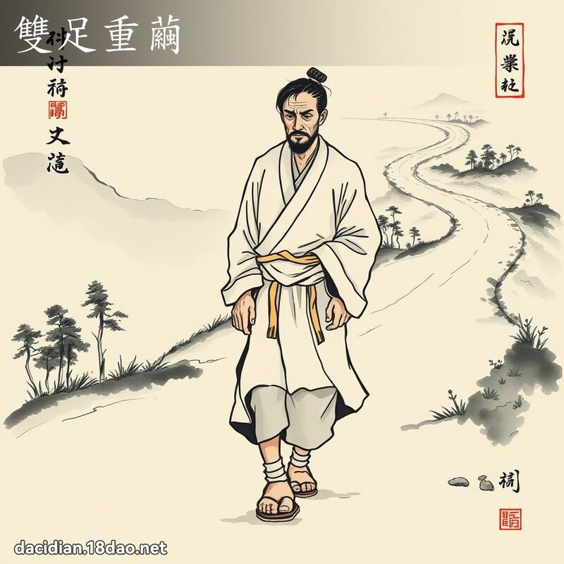 雙足重繭 配图