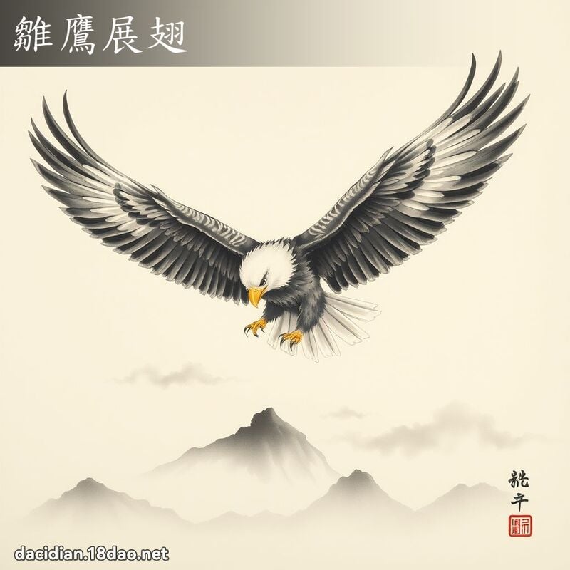 雛鷹展翅 配图