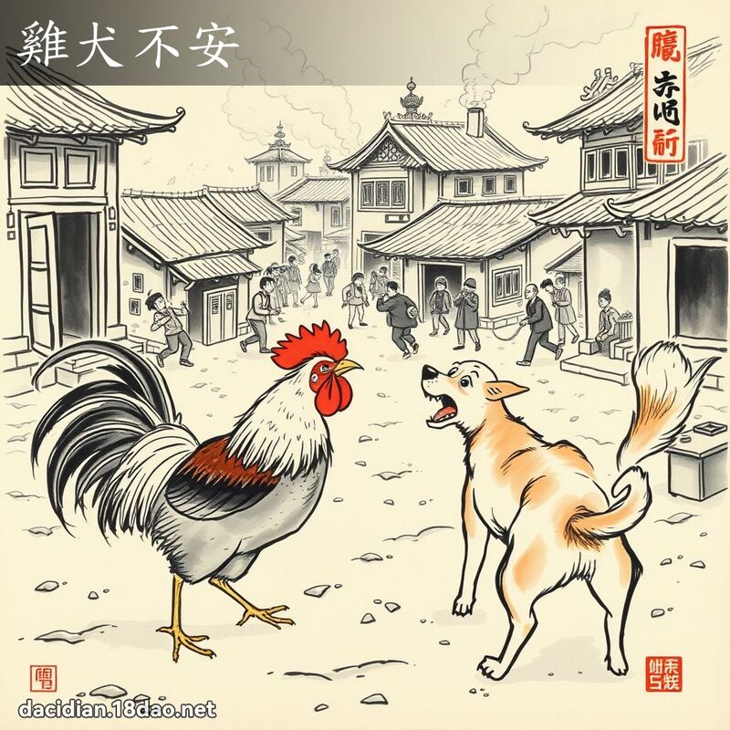 雞犬不安 配图