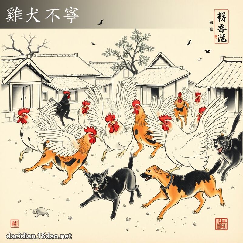 雞犬不寧 配图