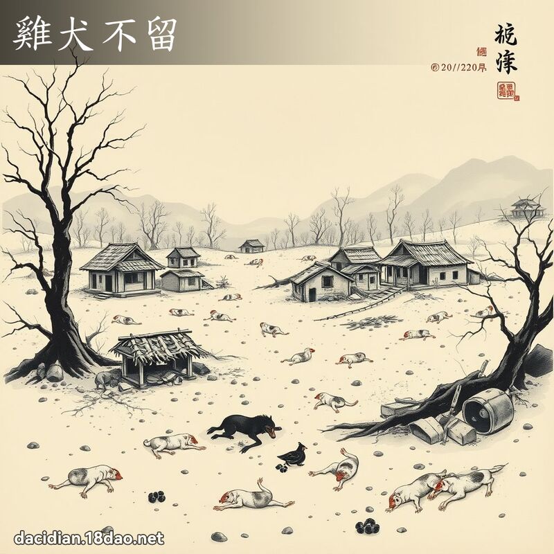 雞犬不留 配图