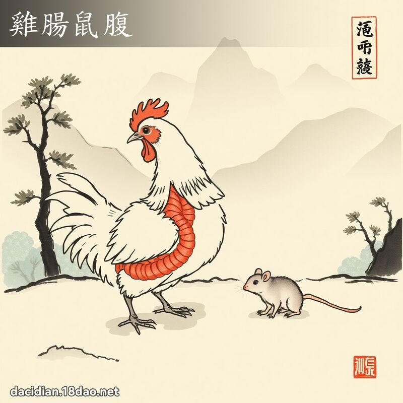 雞腸鼠腹 配图