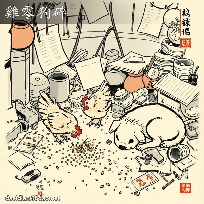 雞零狗碎 配图