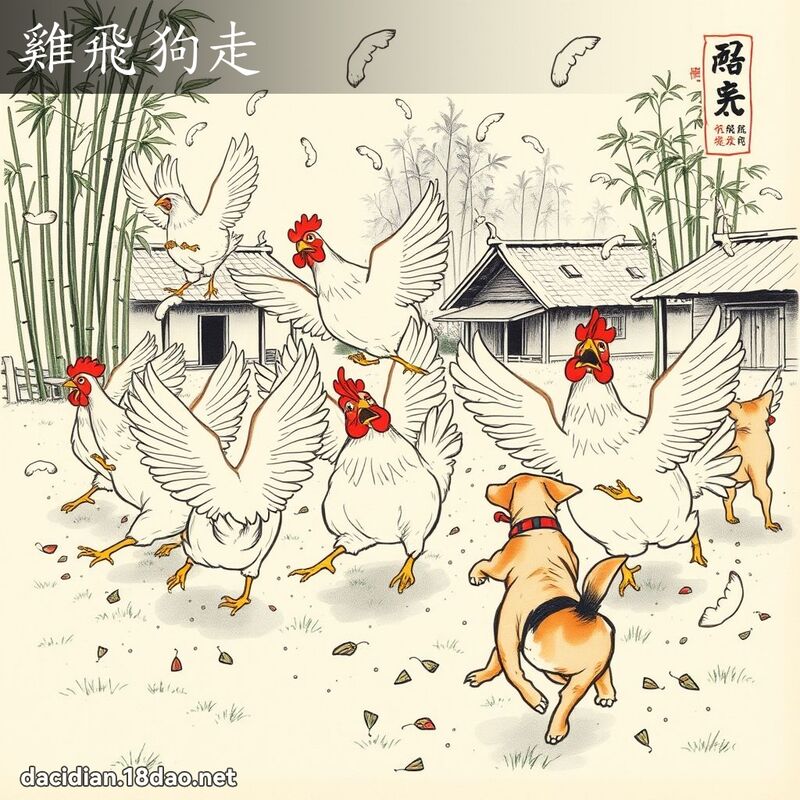 雞飛狗走 配图