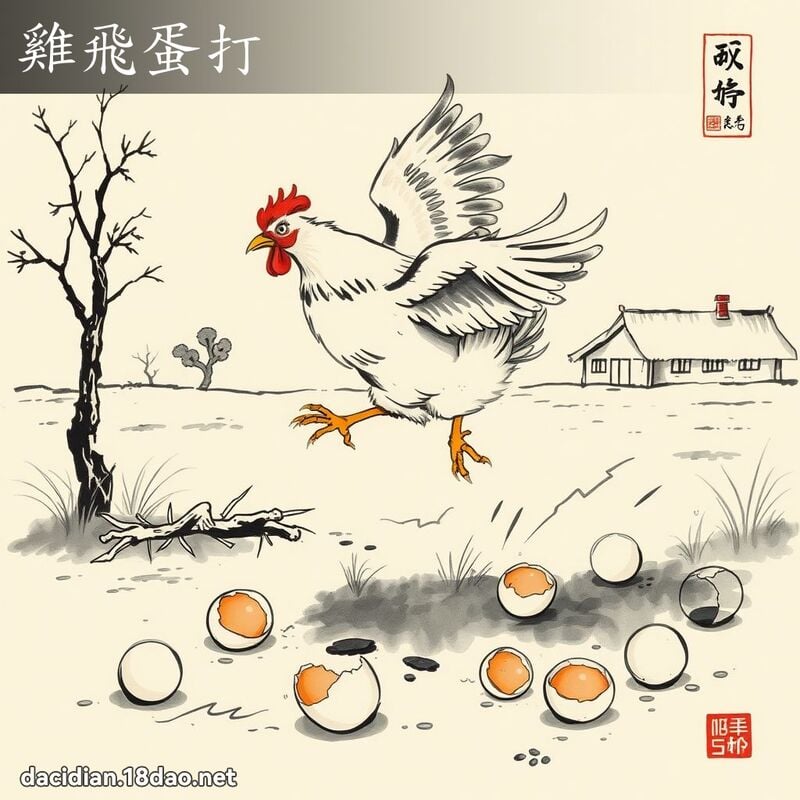 雞飛蛋打 配图
