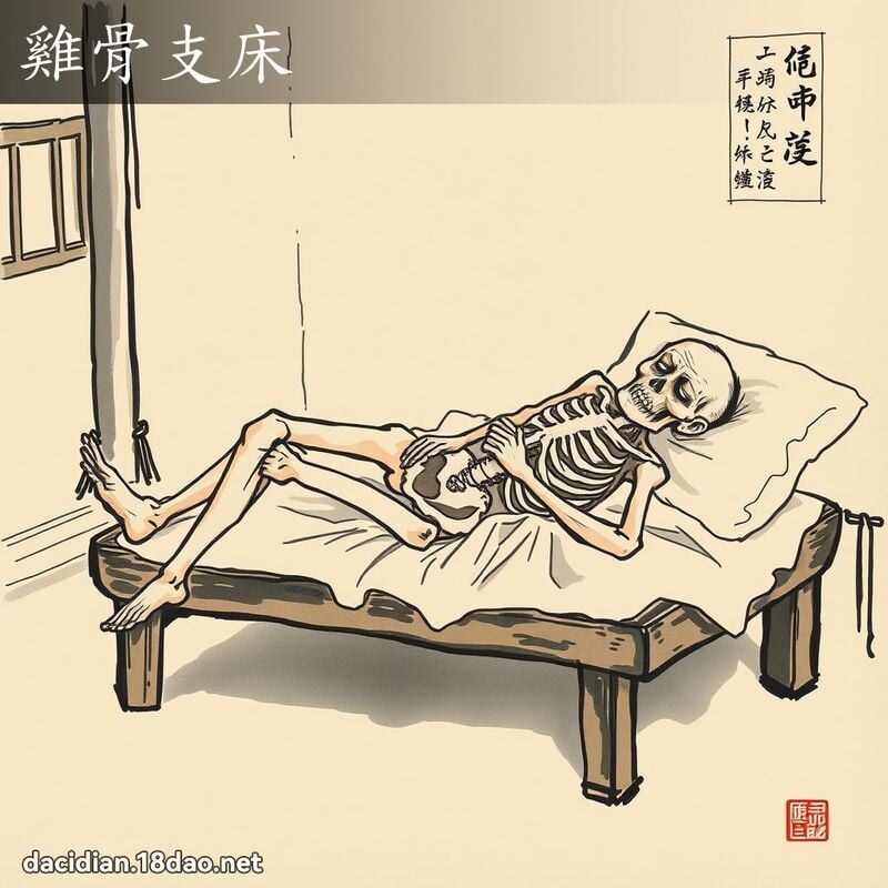 雞骨支床 配图