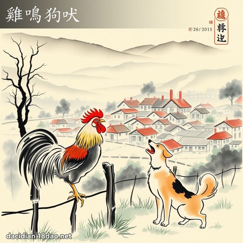 雞鳴狗吠 配图