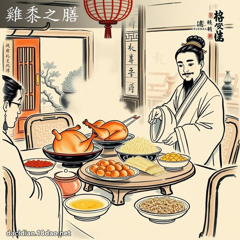 雞黍之膳 配图
