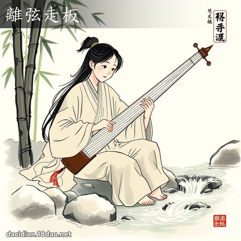 離弦走板 配图