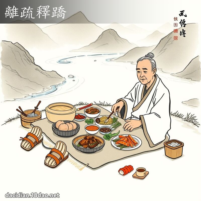 離疏釋蹻 配图