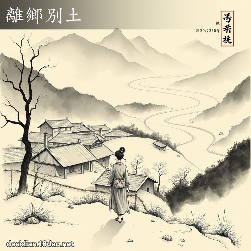 離鄉別土 配图