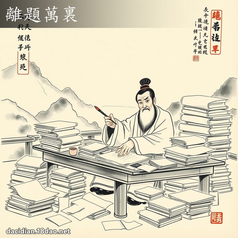 離題萬裏 配图