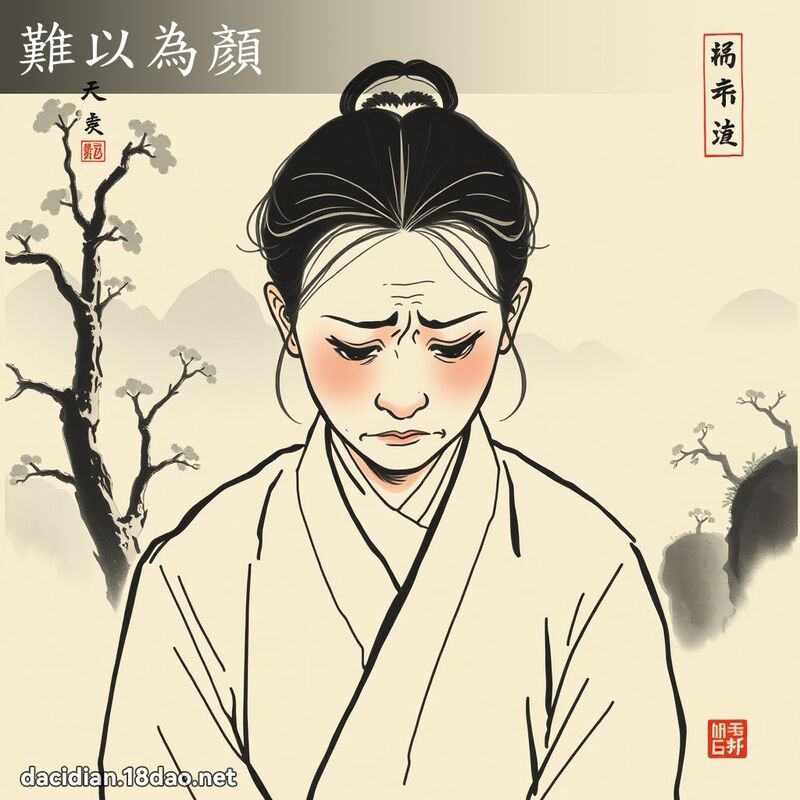 難以為顏 配图