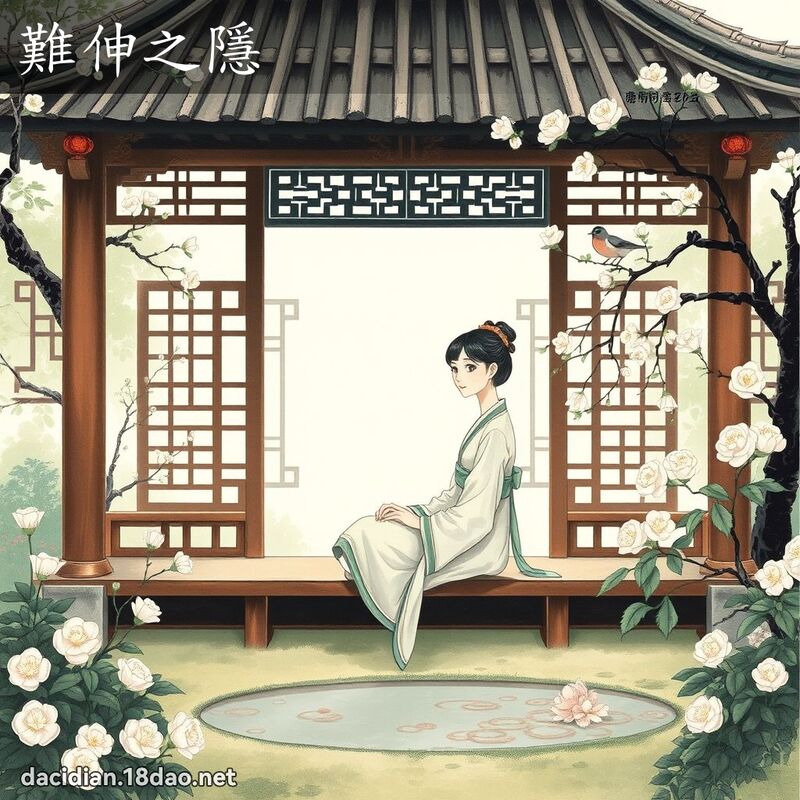 難伸之隱 配图