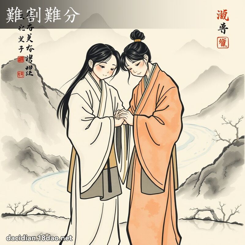難割難分 配图