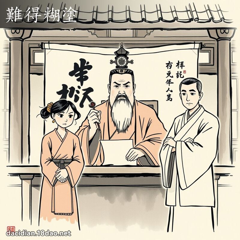 難得糊塗 配图