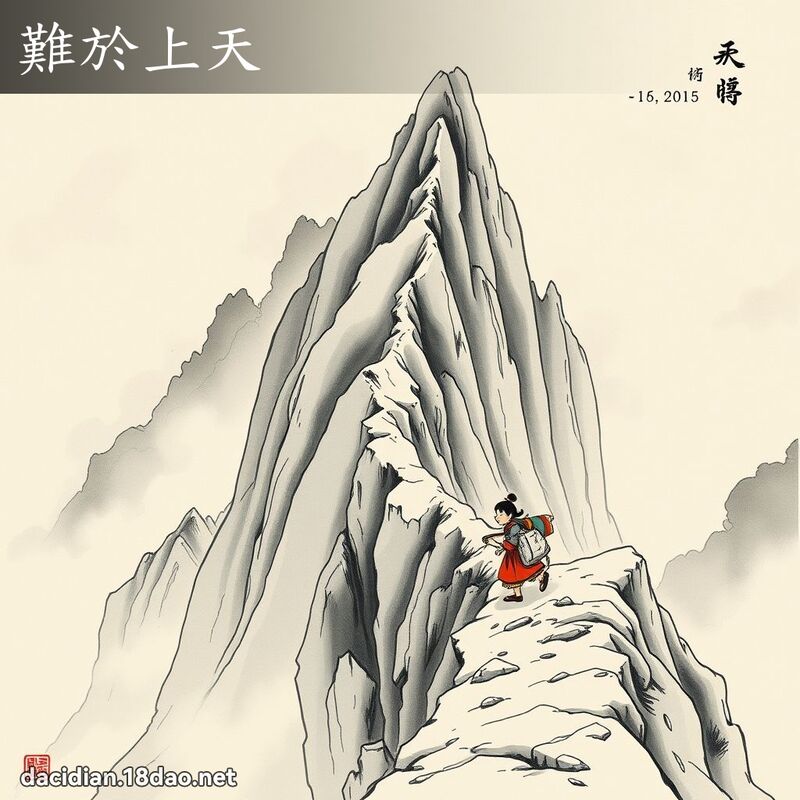 難於上天 配图