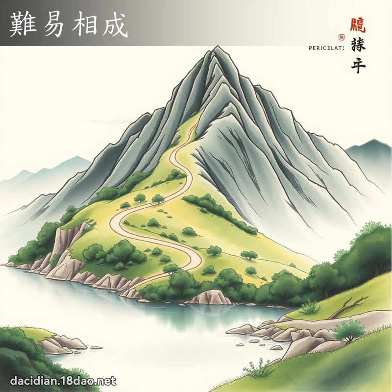 難易相成 配图
