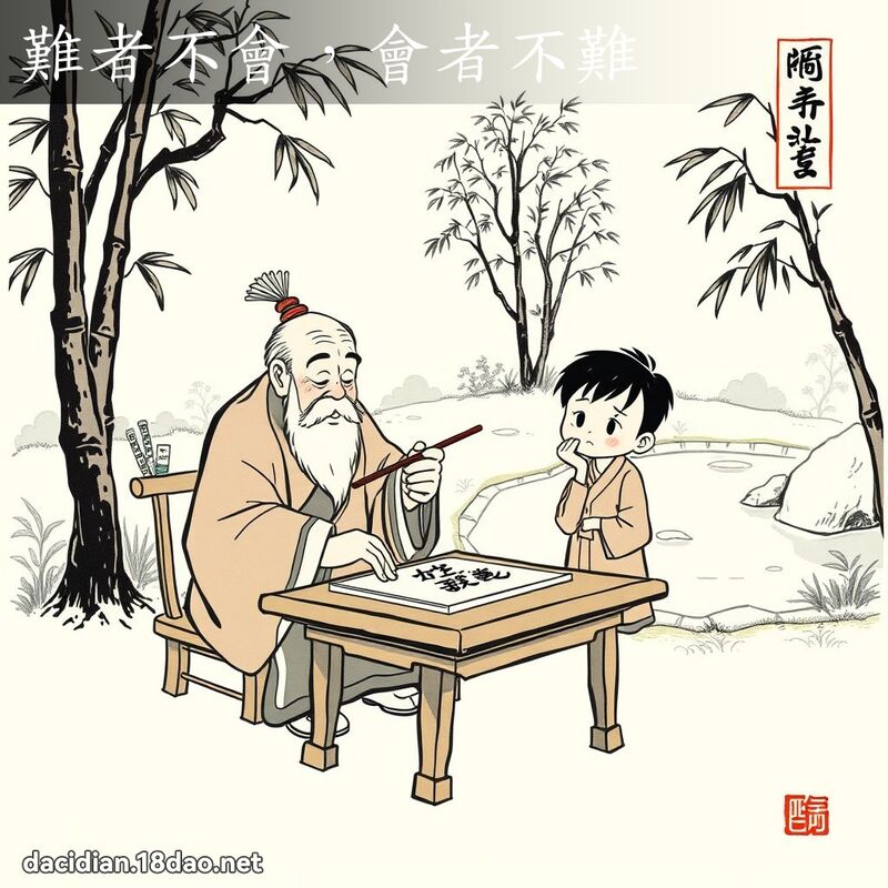 難者不會,會者不難 配图