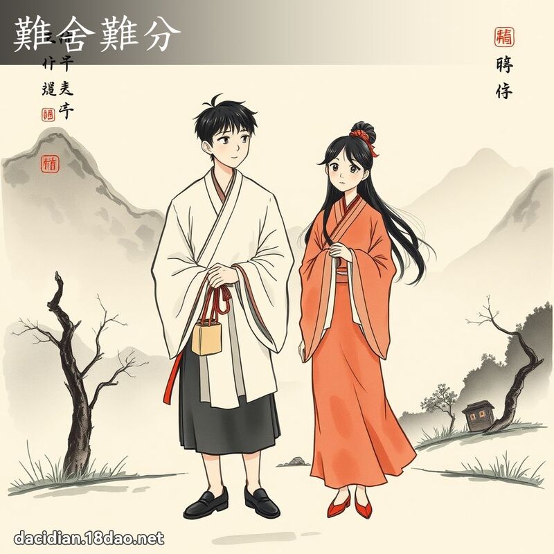 難舍難分 配图