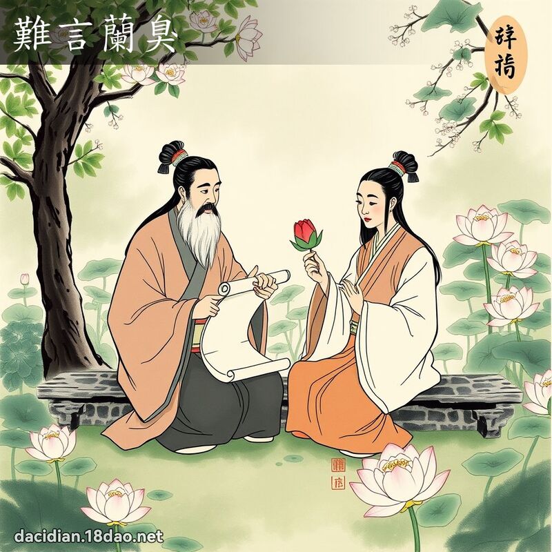 難言蘭臭 配图