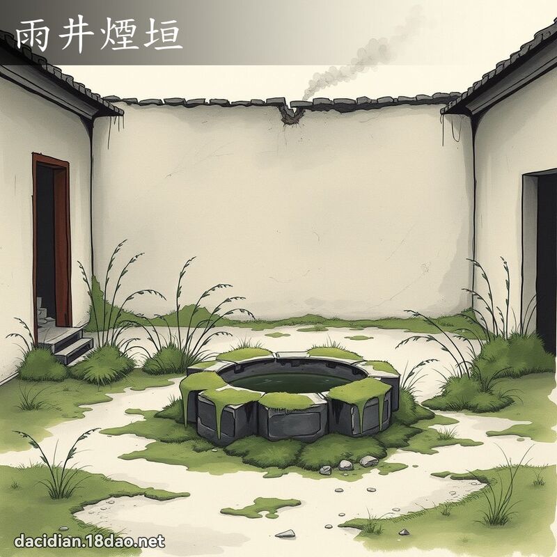 雨井煙垣 配图