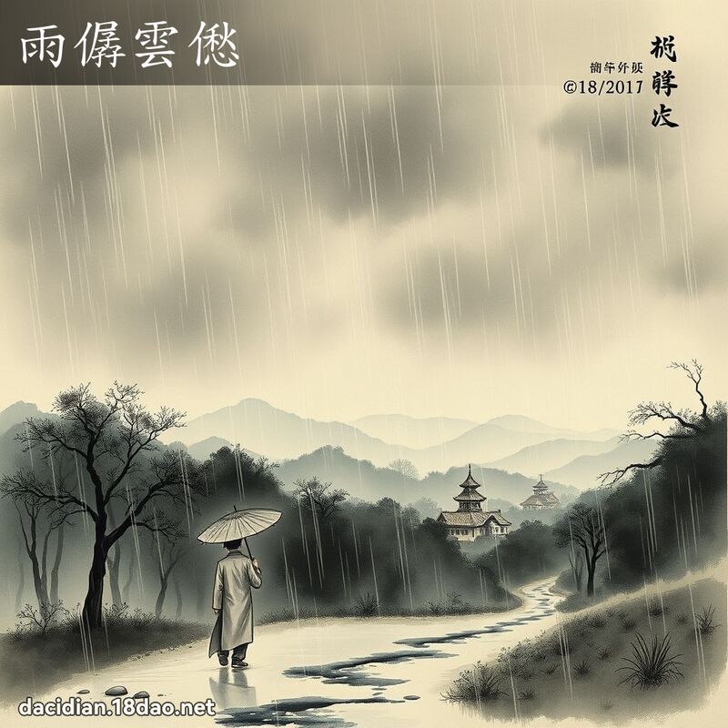 雨僝雲僽 配图