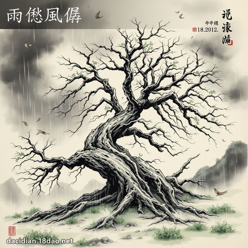雨僽風僝 配图
